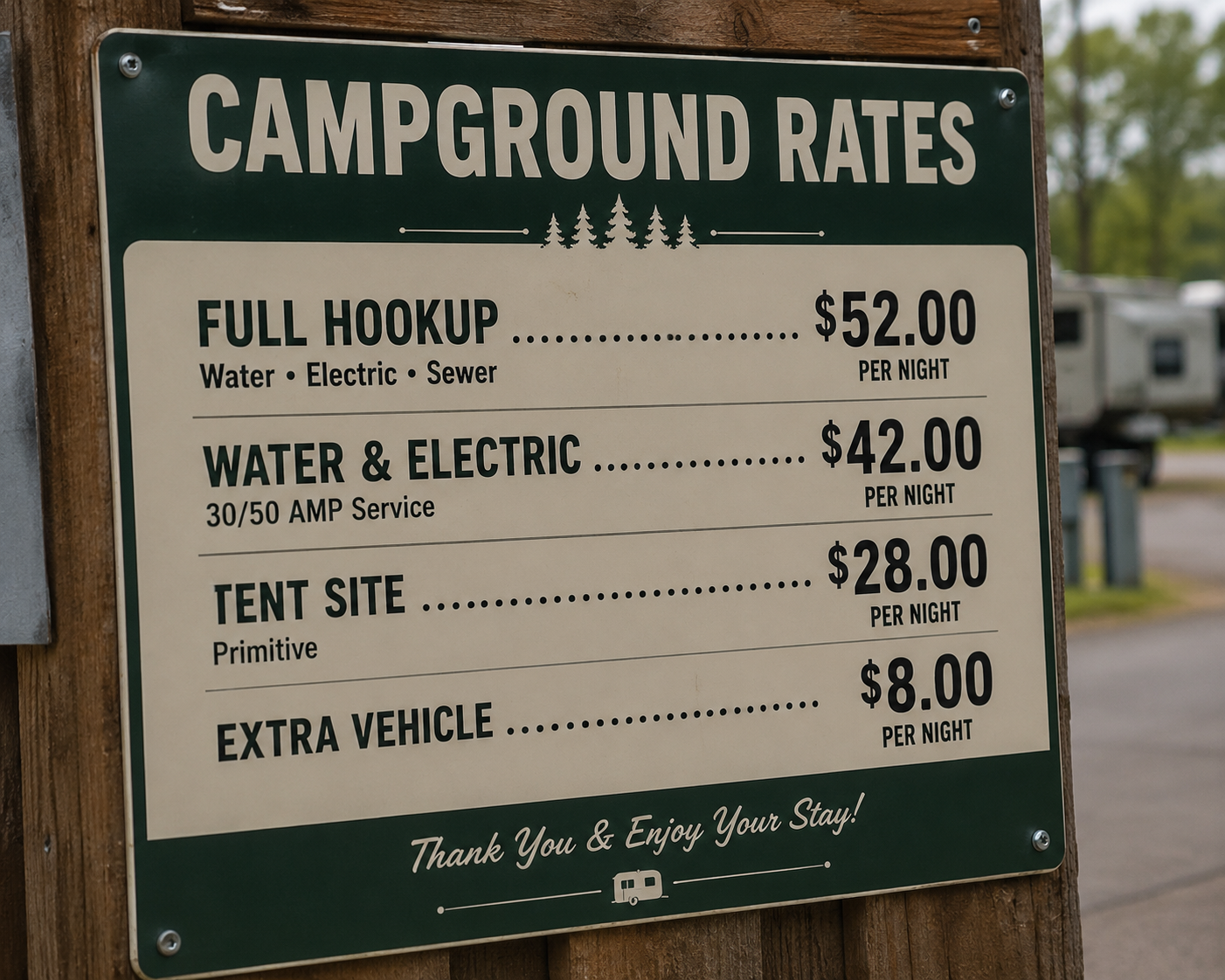 Your Park Is Worth Less Than You Think, and Your Nightly Rate Is Why.