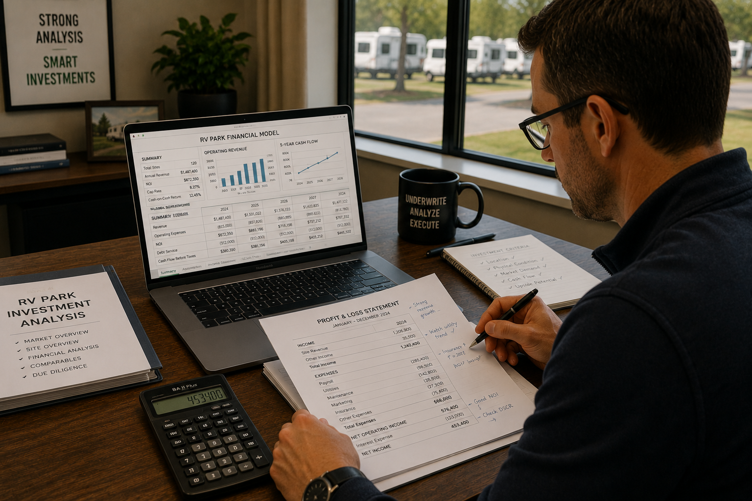 How to Evaluate an RV Park Deal: The 6-Step System That Exposes What the Numbers Are Really Saying