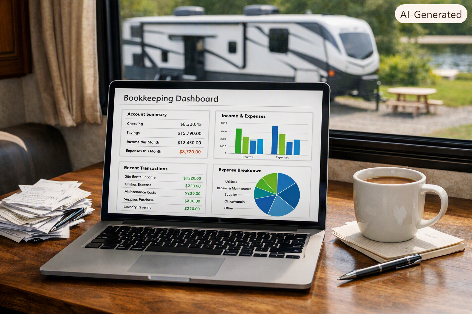 RV Park Bookkeeping First 90 Days: 7 Essential Systems That Save You From a Year of Cleanup